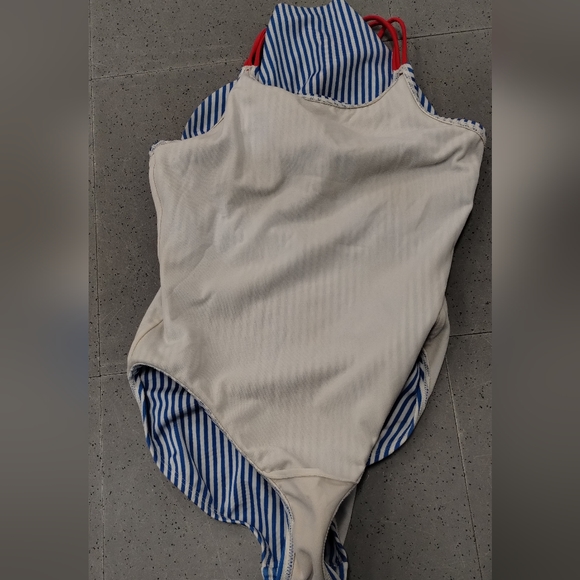 Cat & Jack Target Large (10/12) Cherry swimwear ruffle top one piece Swimsuit - Picture 12 of 16